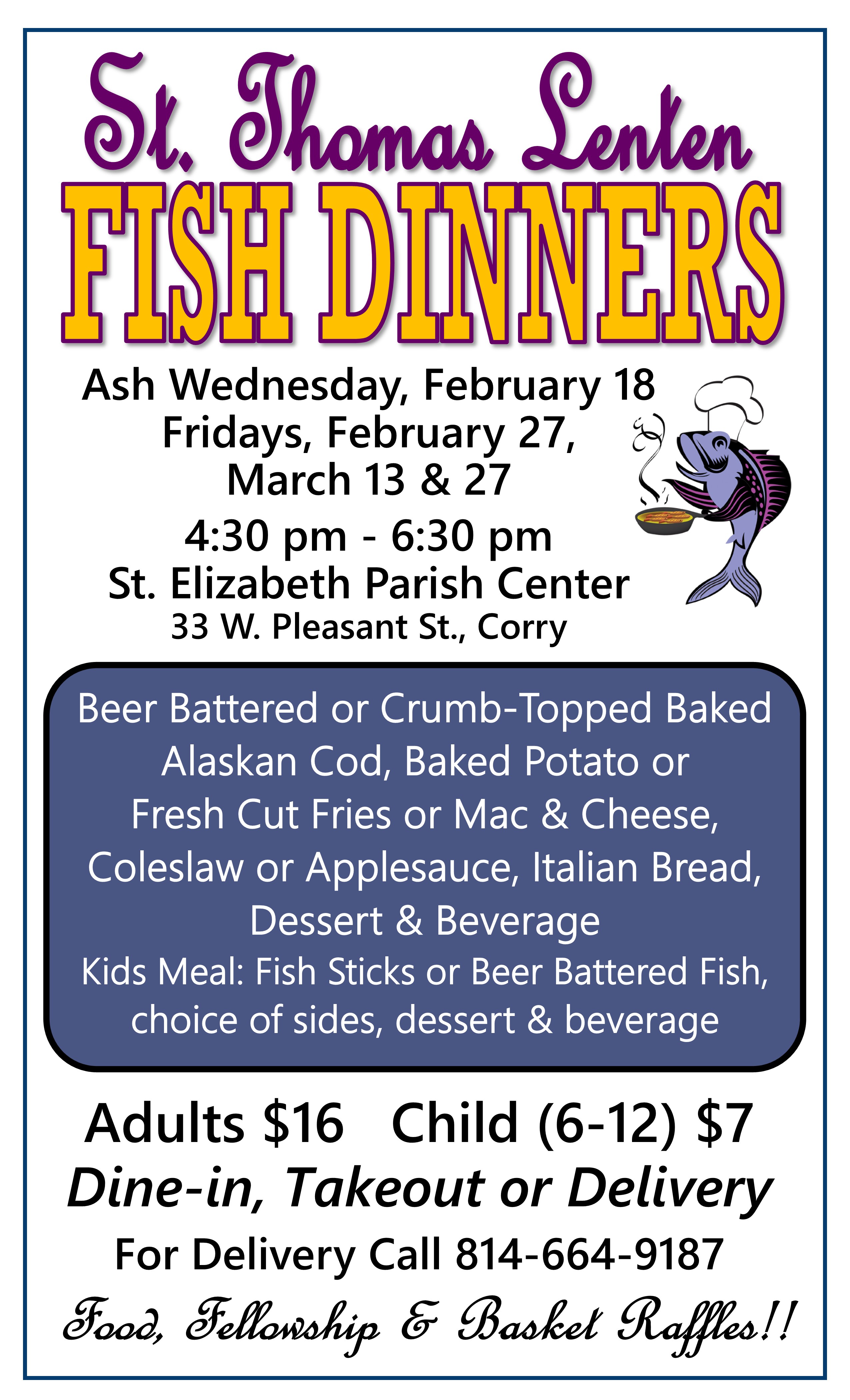 STC 2026 Fish Dinner